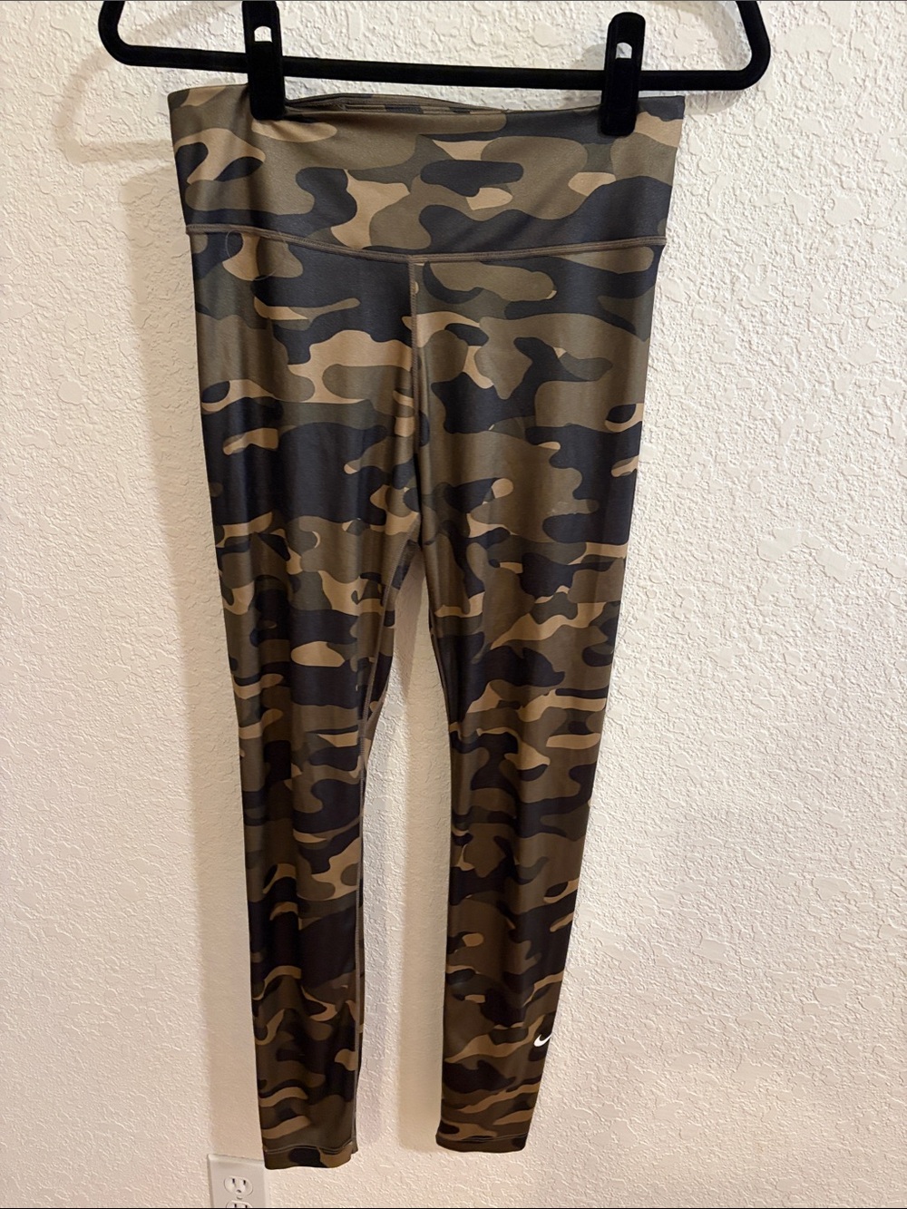 Nike dry fit leggings - Olive & Black